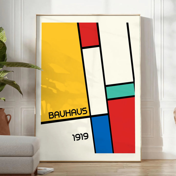 Bauhauss Print 11 Travel Poster High Quality Frame Premium Print Home Decor Color