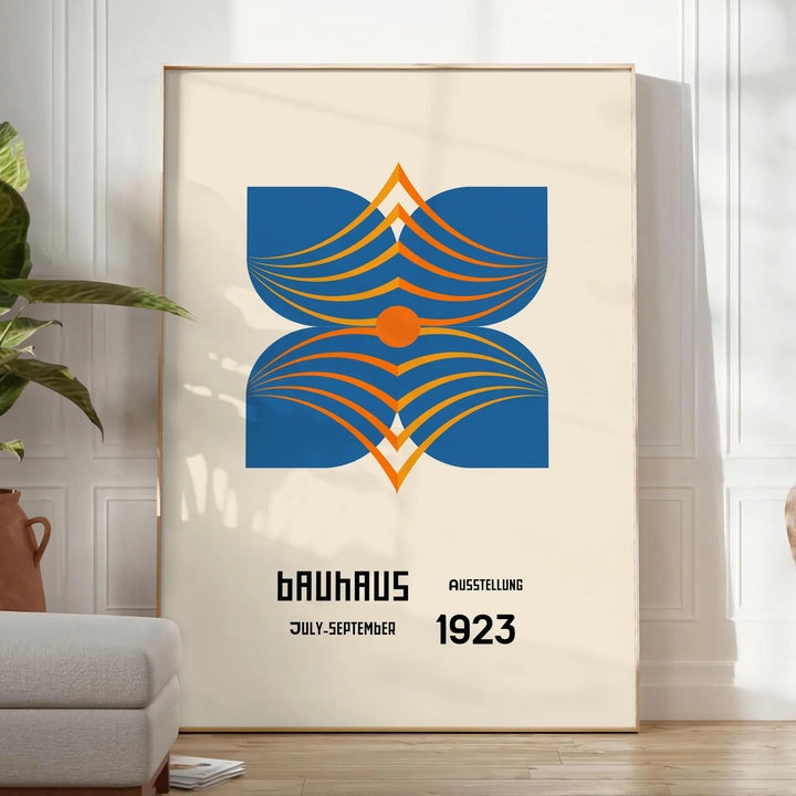 Bauhauss Print 13 Travel Poster High Quality Frame Premium Print Home Decor Color