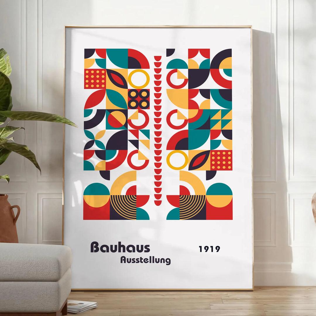 Bauhauss Print 15 Travel Poster High Quality Frame Premium Print Home Decor Color