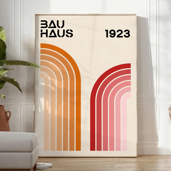 Bauhauss Print 3 Travel Poster High Quality Frame Premium Print Home Decor Color