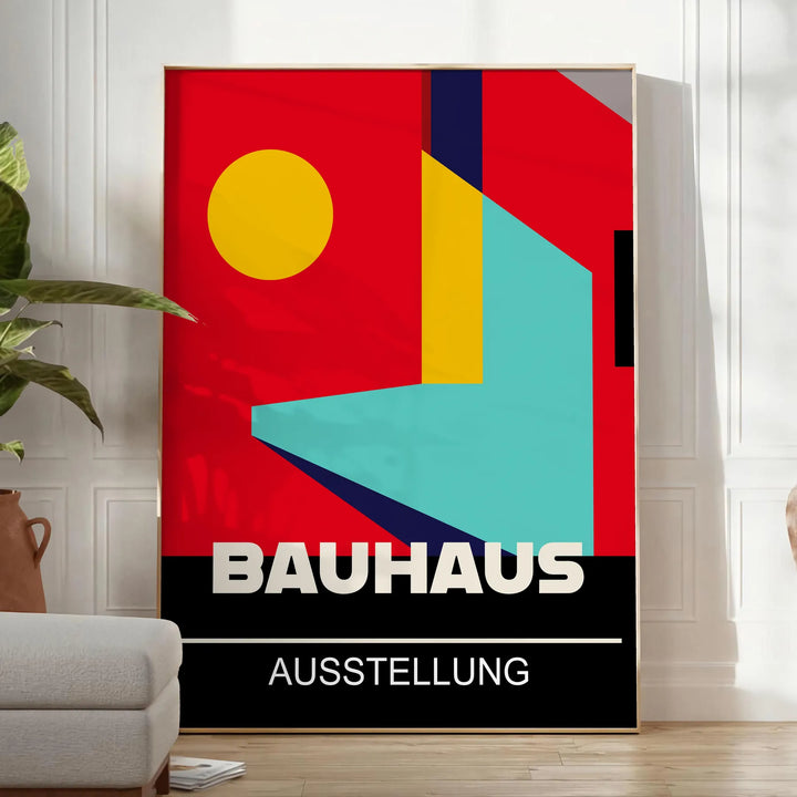 Bauhauss Print 5 Travel Poster High Quality Frame Premium Print Home Decor Color