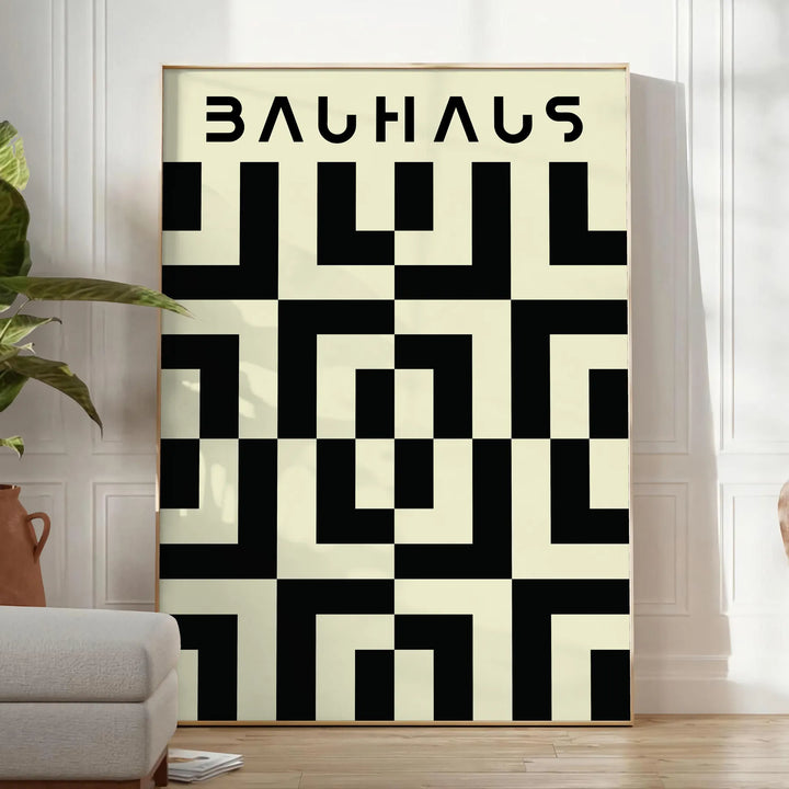 Bauhauss Print 7 Travel Poster High Quality Frame Premium Print Home Decor Color