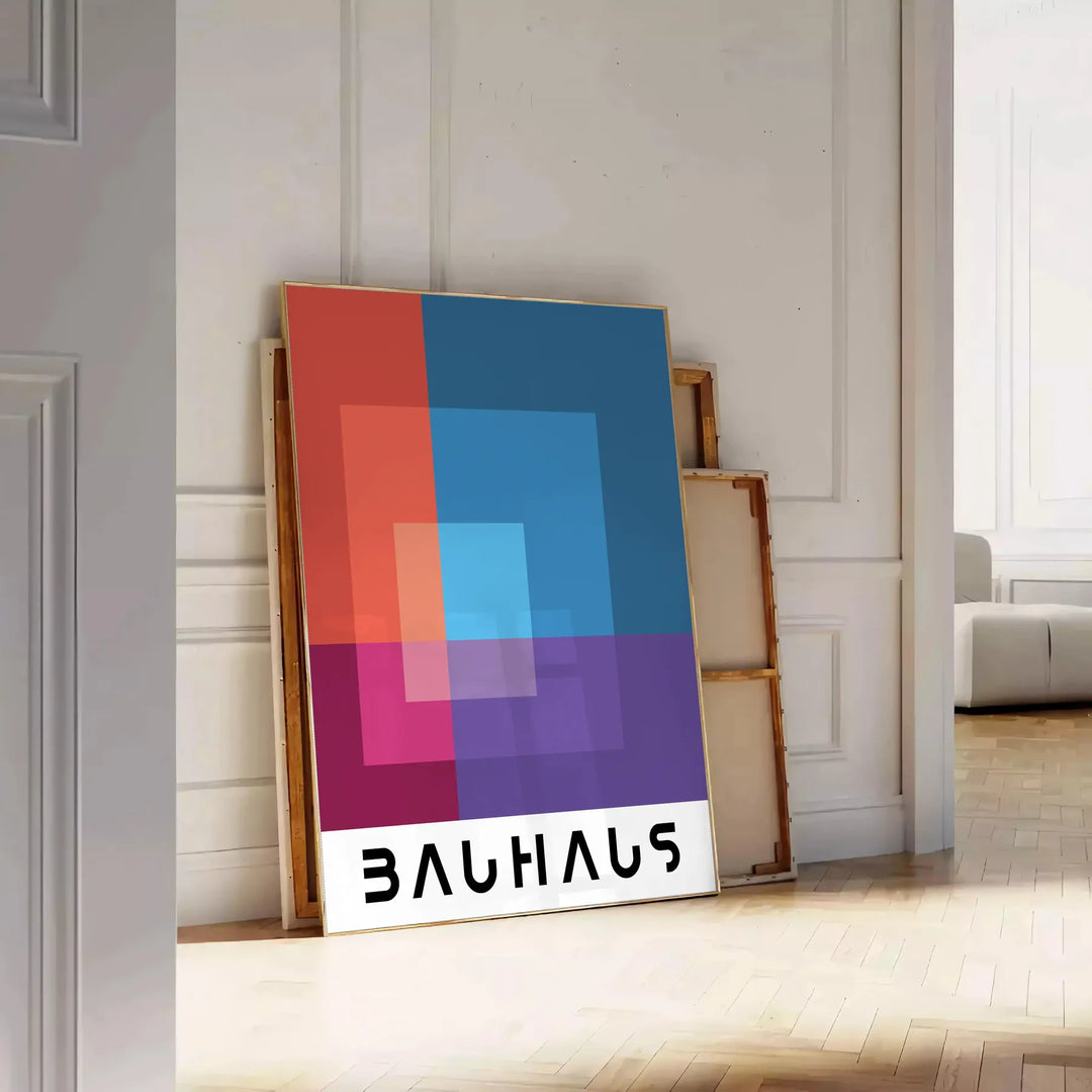 Bauhauss Print 8 Travel Poster High Quality Frame Premium Print Home Decor Color