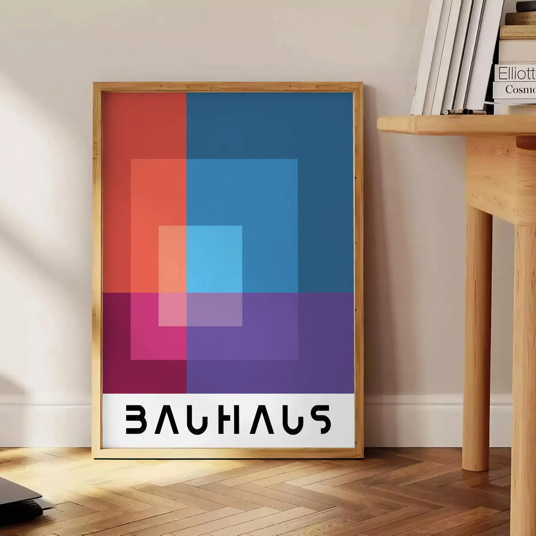 Bauhauss Print 8 Travel Poster High Quality Frame Premium Print Home Decor Color