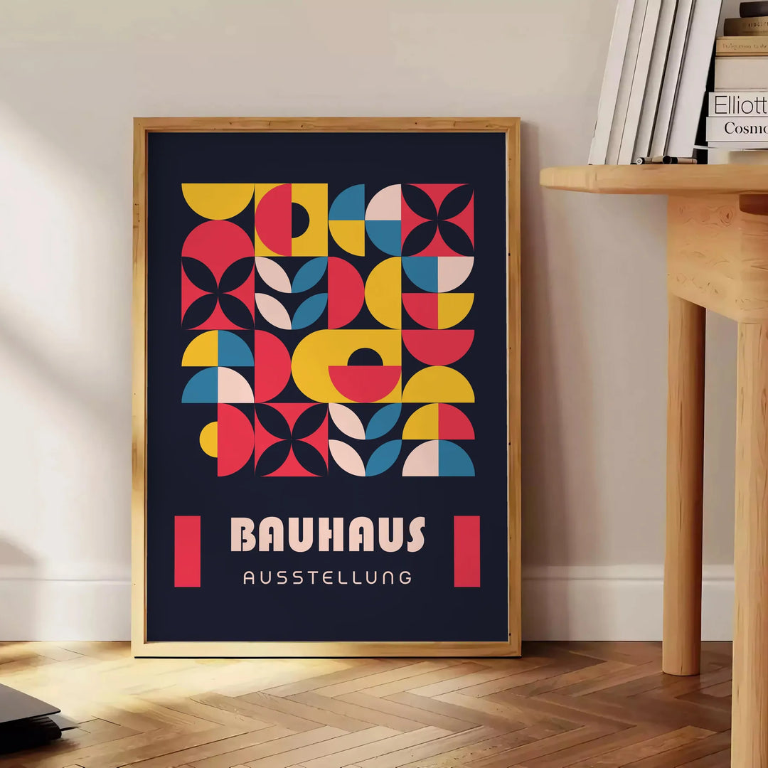 Bauhauss Wall Art 3 Travel Poster High Quality Frame Premium Print Home Decor Color