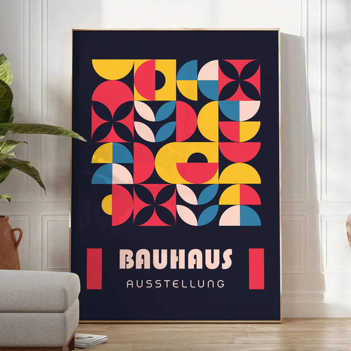 Bauhauss Wall Art 3 Travel Poster High Quality Frame Premium Print Home Decor Color