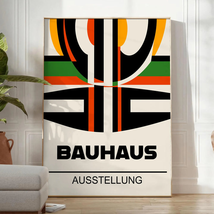 Bauhauss Wall Art 4 Travel Poster High Quality Frame Premium Print Home Decor Color