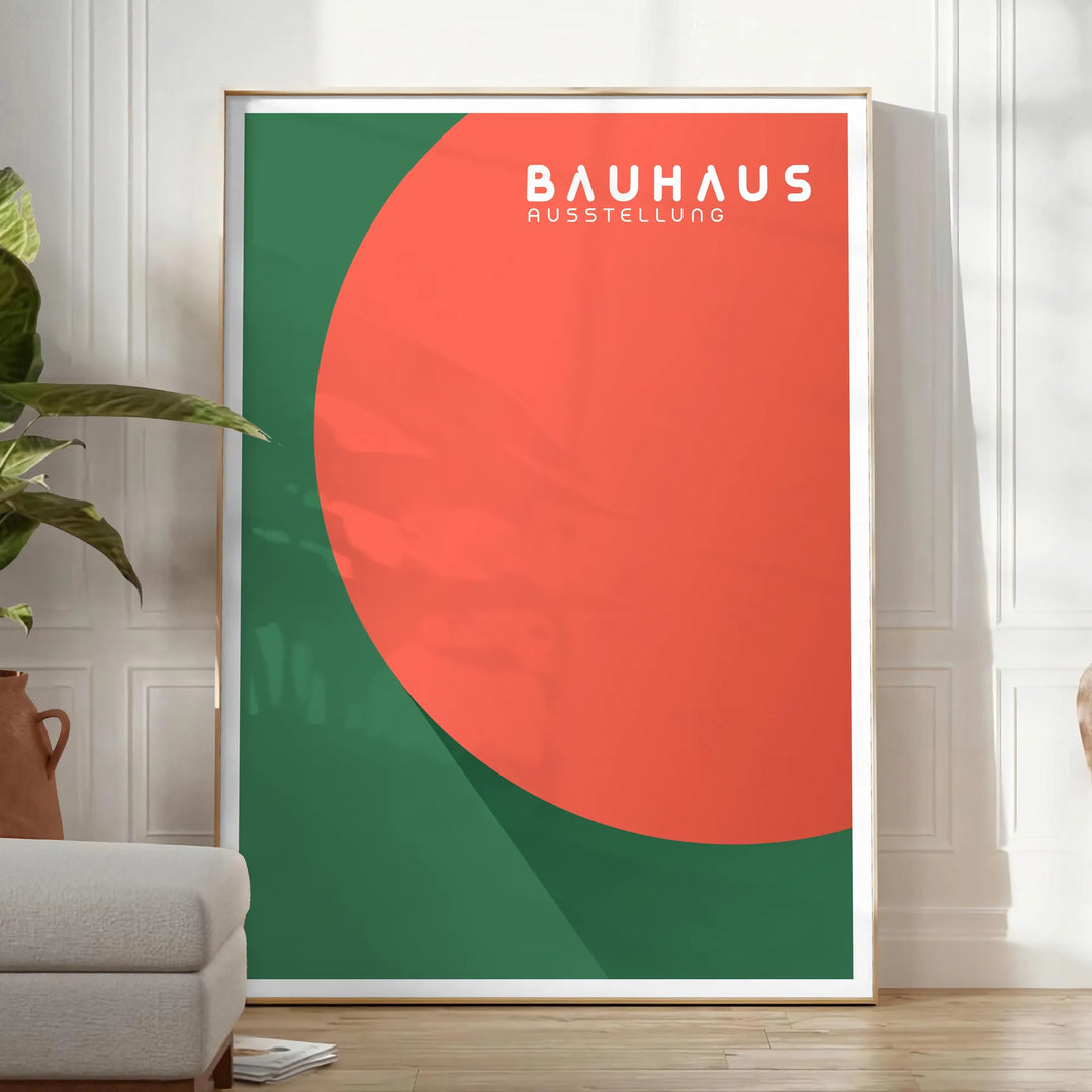 Bauhauss Wall Art 6 Travel Poster High Quality Frame Premium Print Home Decor Color