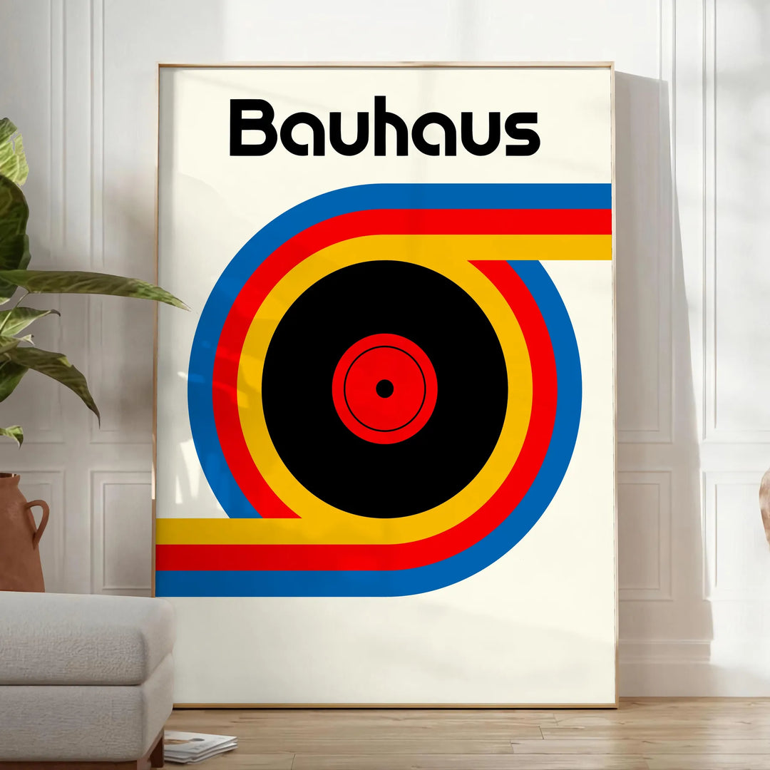 Bauhauss Wall Print 1 Travel Poster High Quality Frame Premium Print Home Decor Color