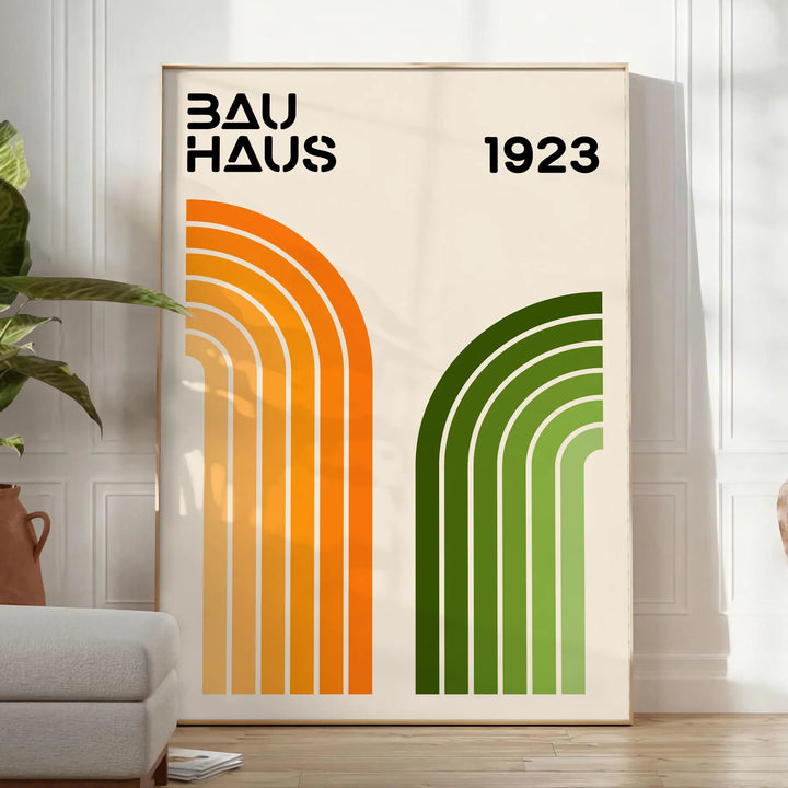 Bauhauss Wall Print 3 Travel Poster High Quality Frame Premium Print Home Decor Color