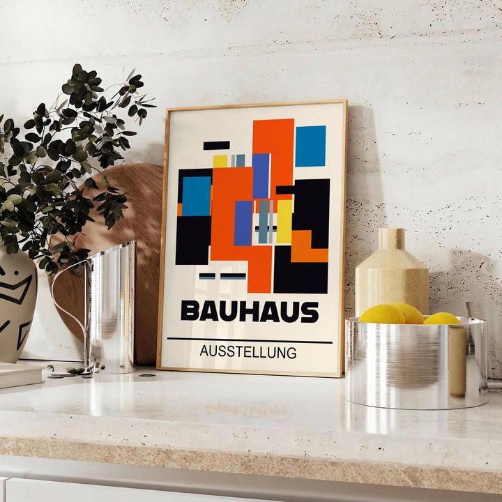 Bauhauss Wall Print 4 Travel Poster High Quality Frame Premium Print Home Decor Color