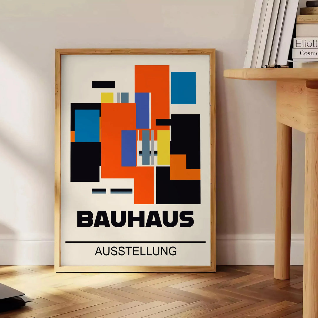 Bauhauss Wall Print 4 Travel Poster High Quality Frame Premium Print Home Decor Color