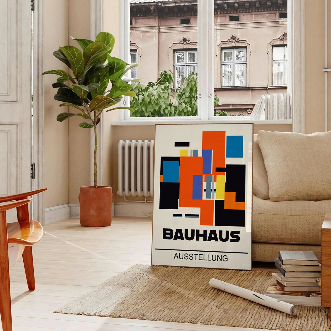 Bauhauss Wall Print 4 Travel Poster High Quality Frame Premium Print Home Decor Color