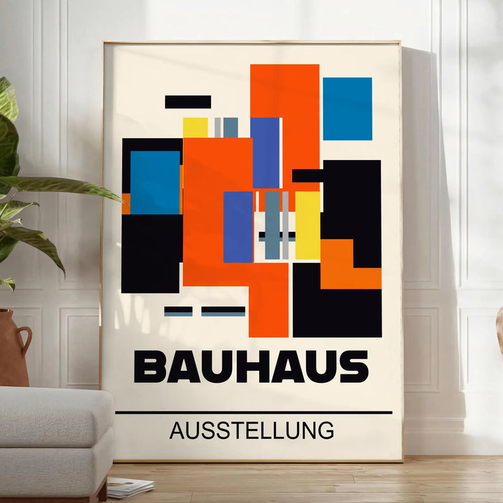 Bauhauss Wall Print 4 Travel Poster High Quality Frame Premium Print Home Decor Color