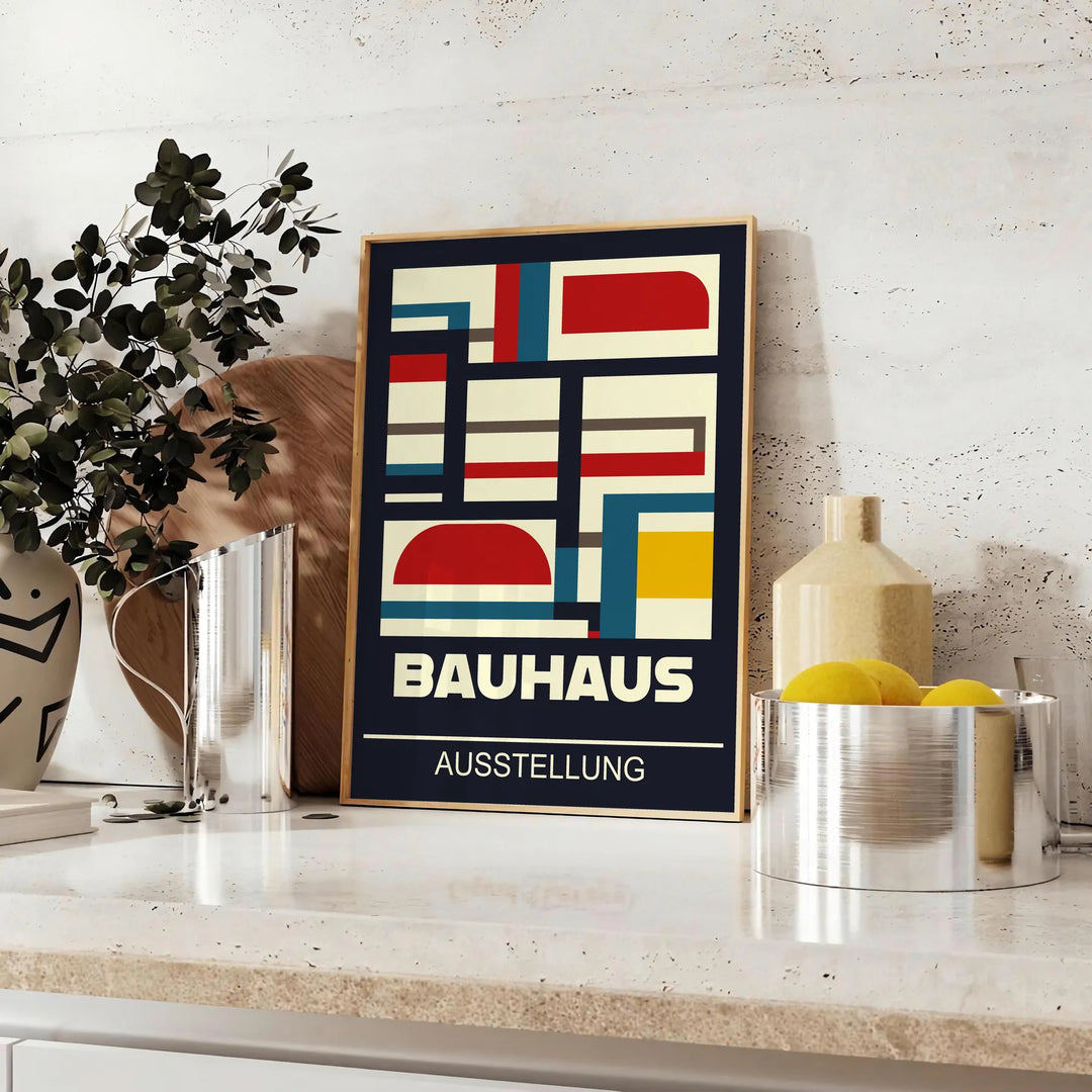 Bauhauss Wall Print 5 Travel Poster High Quality Frame Premium Print Home Decor Color