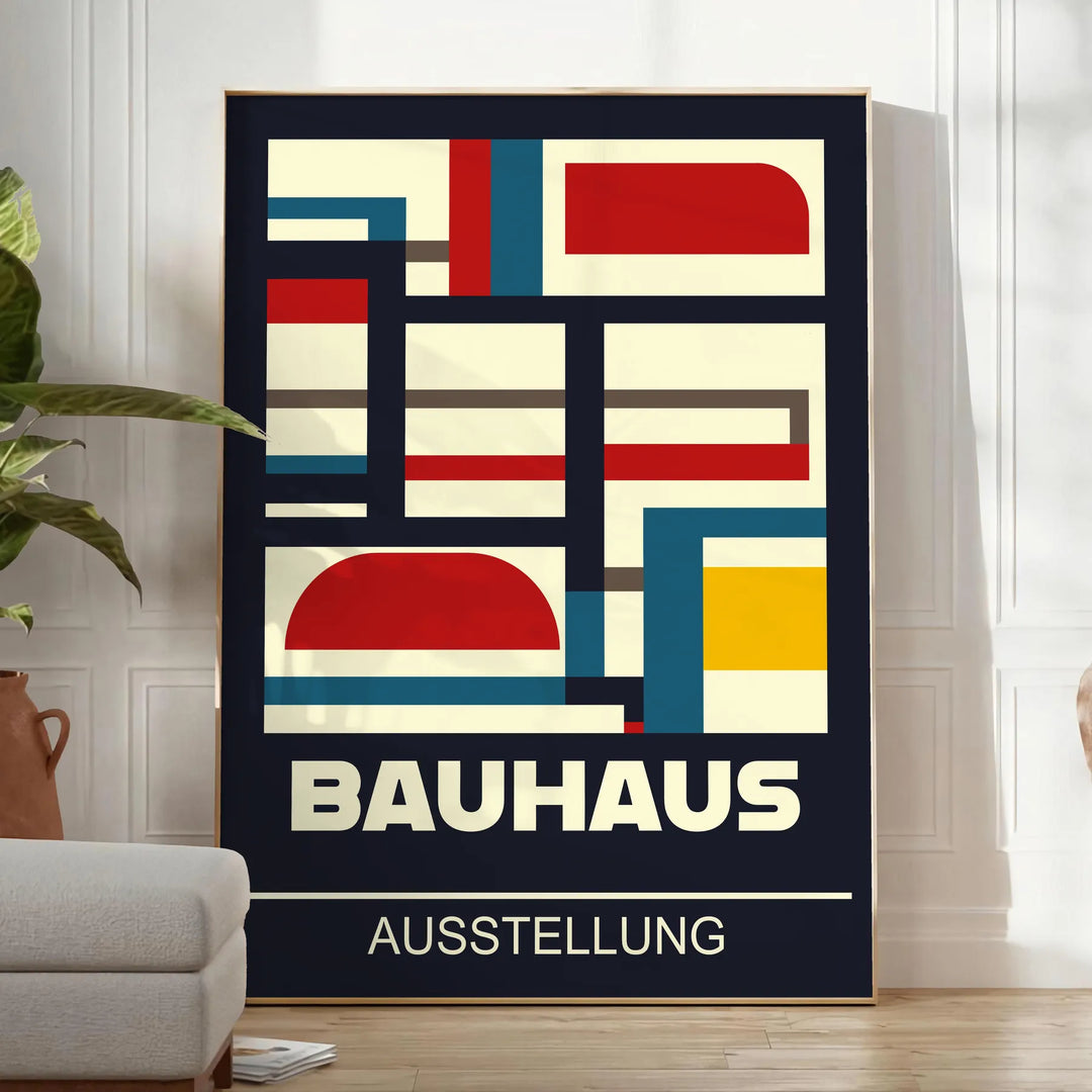 Bauhauss Wall Print 5 Travel Poster High Quality Frame Premium Print Home Decor Color