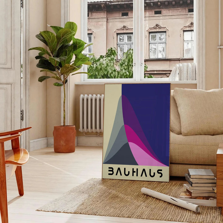 Bauhauss Wall Print 6 Travel Poster High Quality Frame Premium Print Home Decor Color