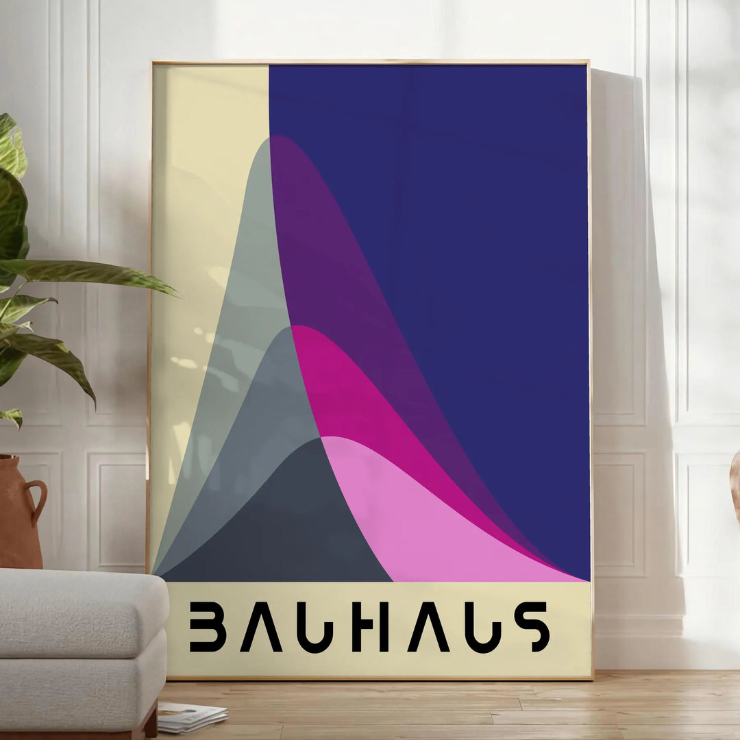 Bauhauss Wall Print 6 Travel Poster High Quality Frame Premium Print Home Decor Color