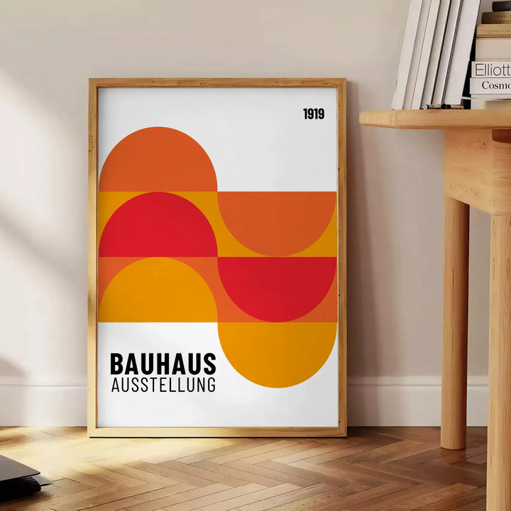 Bauhauss Wall Print Travel Poster High Quality Frame Premium Print Home Decor Color