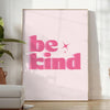 affiche couleurs vert rose art motivation bienveillante espace un cadeau version unique