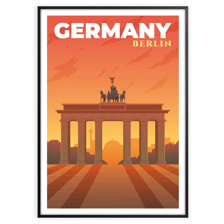 Berlin Print Allemagne Affiche d’art mural