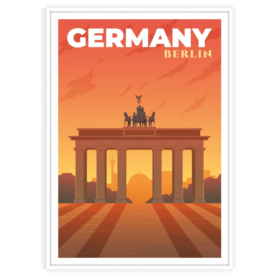 Berlin Print Allemagne Affiche d’art mural