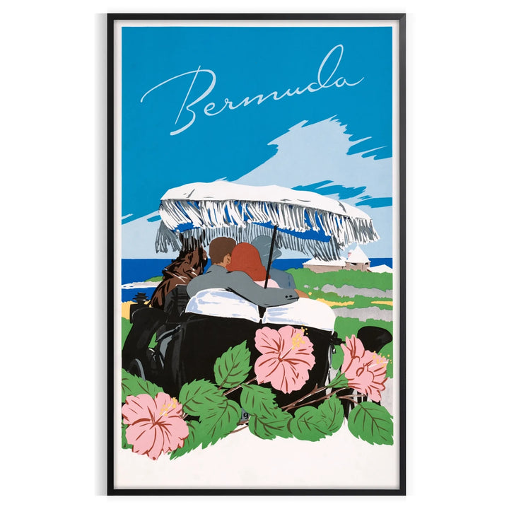 Impression d’affiche de voyage aux Bermudes 