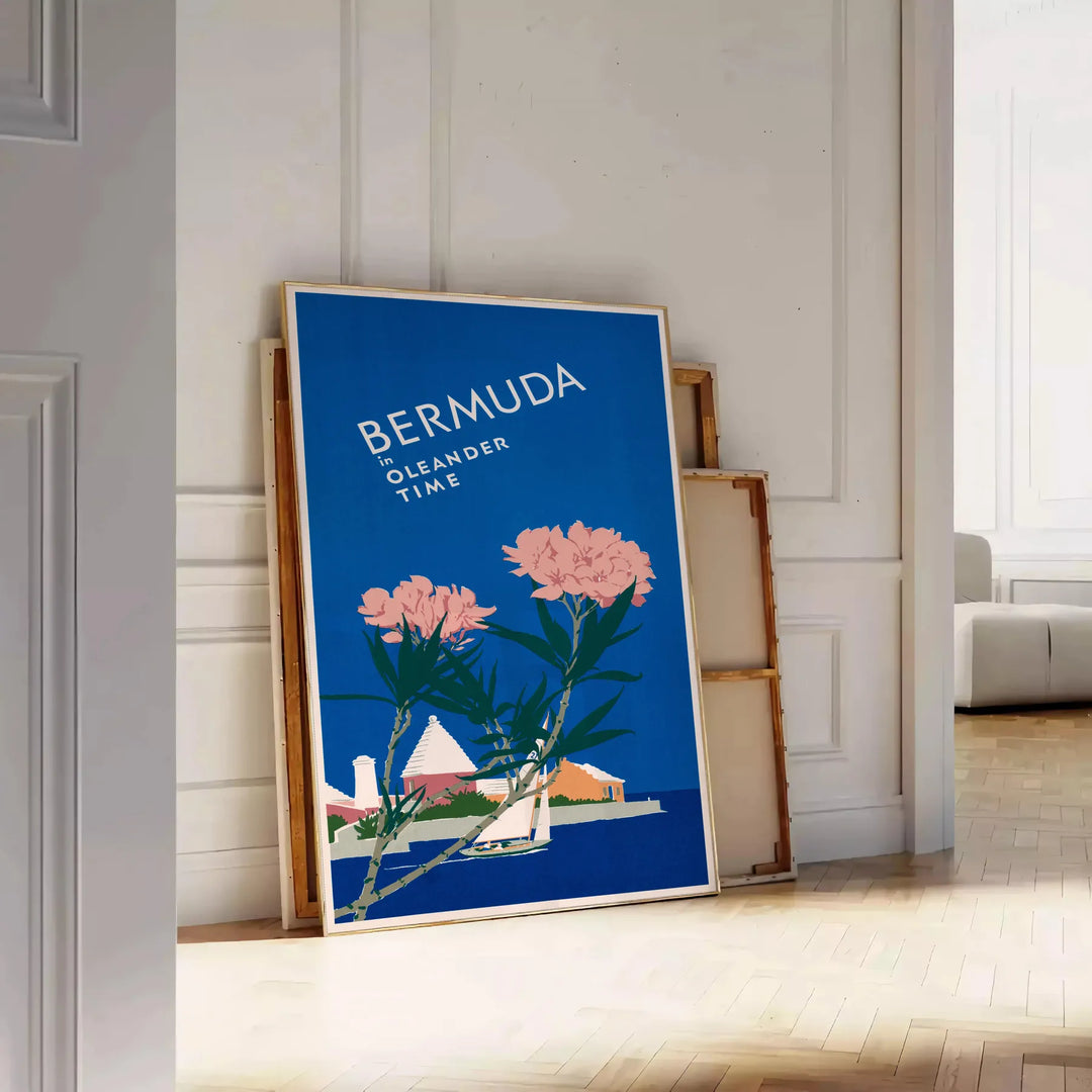 Bermuda Travel Poster Art Travel Poster High Quality Frame Premium Print Home Decor Color