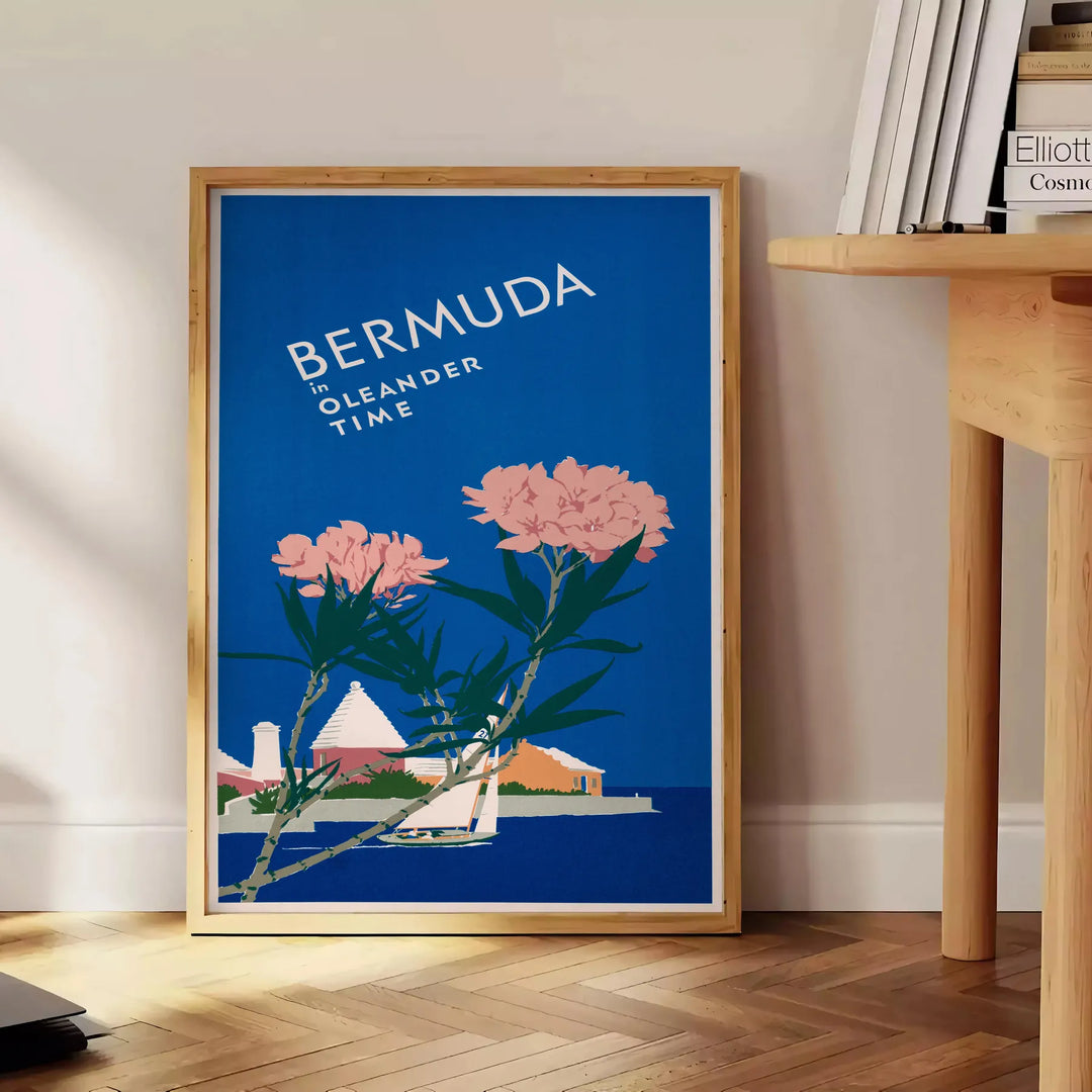 Bermuda Travel Poster Art Travel Poster High Quality Frame Premium Print Home Decor Color