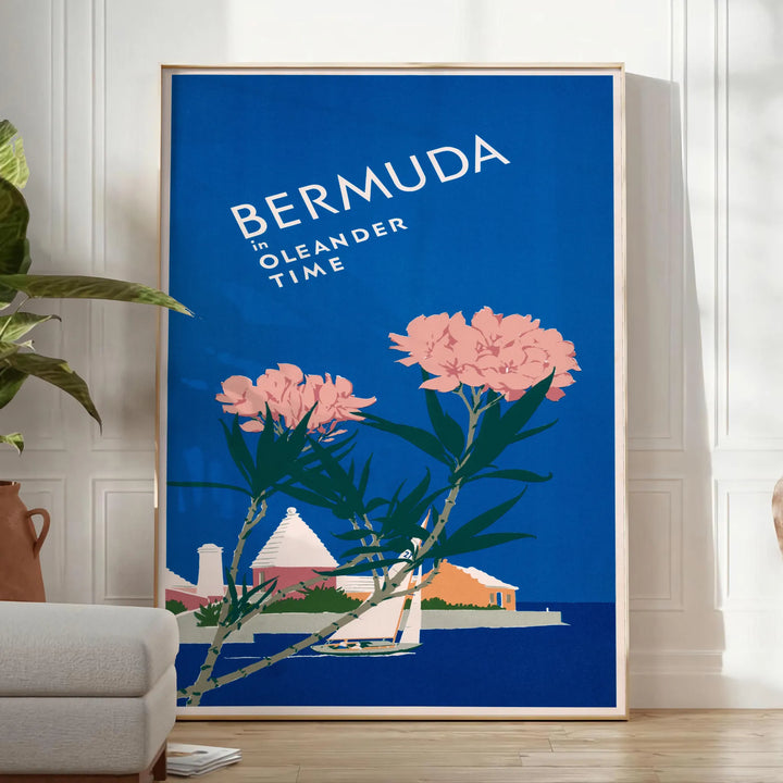 Bermuda Travel Poster Art Travel Poster High Quality Frame Premium Print Home Decor Color