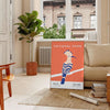 space stunning bird wildlife poster nature beauty vibrant orange blue hues wall art unique gift sizes A4 cm A0 artwork decor today