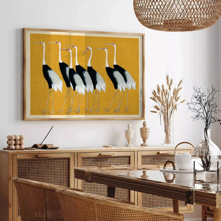 Bird Wildlife Print Travel Poster High Quality Frame Premium Print Home Decor Color