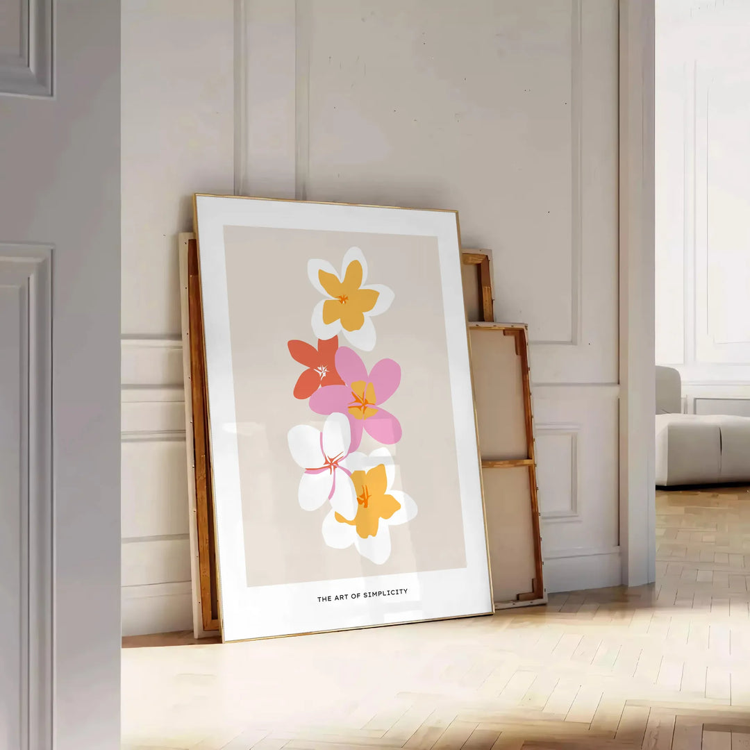 Blossom Art Travel Poster High Quality Frame Premium Print Home Decor Color