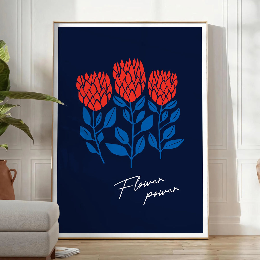 Blossom Print 5 Travel Poster High Quality Frame Premium Print Home Decor Color