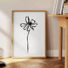 space Boho Abstract 38 wall art chic gray black tones captivating poster modern aesthetics ideal gift home refresh sizes A4 A0 stylish decor