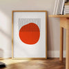 space Boho Print Poster mesmerizing abstract design warmth style room gift stunning piece wall art decor unique artwork sizes A4 cm A0