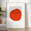 space Boho Print Poster mesmerizing abstract design warmth style room gift stunning piece wall art decor unique artwork sizes A4 cm A0