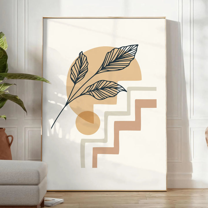 Boho Abstract Print 55 Travel Poster High Quality Frame Premium Print Home Decor Color