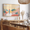 Affiche une touche mystère bohème intérieur boho abstrait cadeau unique œuvre art captivante décor encadrement