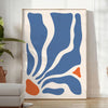 space captivating boho art prints abstract bohemian wall poster vibrant mix gray orange hues perfect stylish touch room unique gift artwork framed non - choices