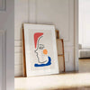 Affiche une touche sophistication intérieur chic abstrait cadeau stylé œuvre art décor disponibles A4 cm A0