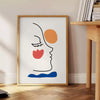 space boho wall art stunning abstract poster earthy tones intricate designs perfect bohemian touch room unique gift centerpiece sizes A4 cm A0