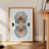 space Boho Abstract 15 poster stunning piece art vibrant patterns perfect wall statement unique artwork thoughtful gift print decor style