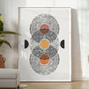 space Boho Abstract 15 poster stunning piece art vibrant patterns perfect wall statement unique artwork thoughtful gift print decor style