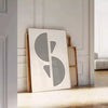 space boho abstract poster captivating gray black design wall art unique gift print touch modern style room sizes A4 cm A0 home decor today
