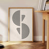space boho abstract poster captivating gray black design wall art unique gift print touch modern style room sizes A4 cm A0 home decor today