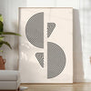 space boho abstract poster captivating gray black design wall art unique gift print touch modern style room sizes A4 cm A0 home decor today
