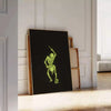 space trendy Bones Poster striking black green hues unique wall art perfect gift decor lovers modern prints eye artwork frame