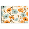 space botanical prints vintage poster vibrant green orange hues artwork perfect gift timeless elegance room sizes A4 cm A0 wall art collection today