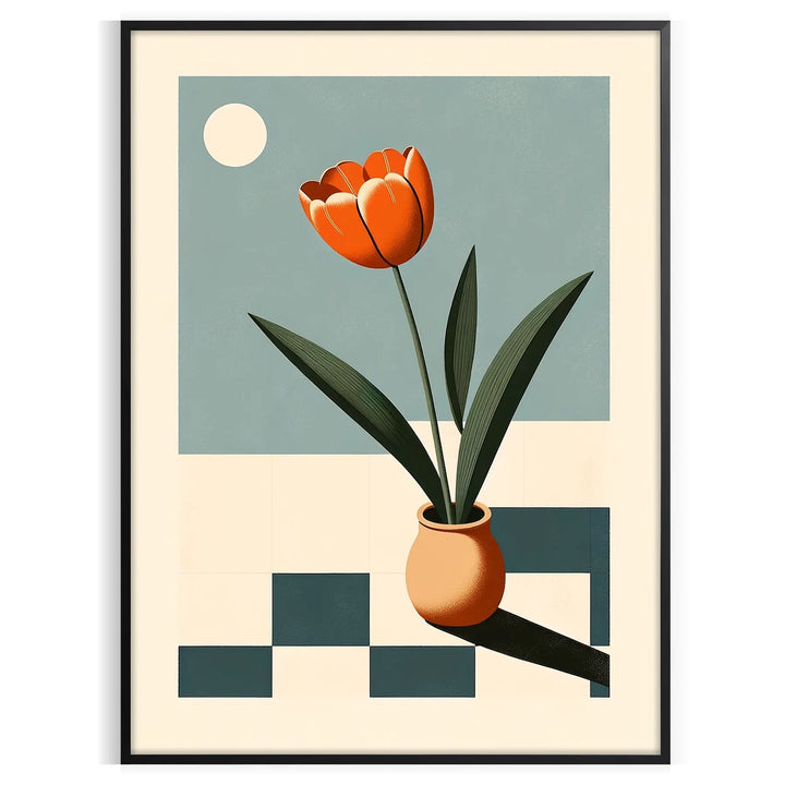 Botanical Flower Poster 1